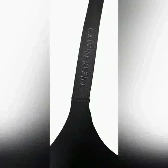 Calvin Klein T-Shirt Bra Black With Lace 34D - Picture 6 of 8